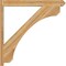Ekena Millwork Legacy Arts & Crafts Rough Sawn Outlooker, Western Red Cedar, 6"W x 44"D x 44"H OUT06X44X44LEC03RWR - alternate 4